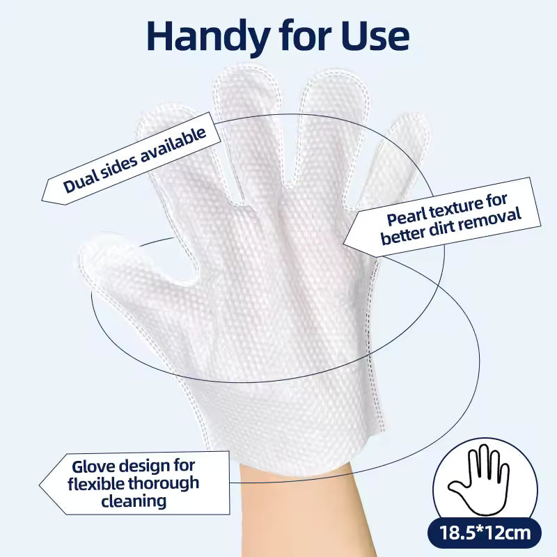 Deodorising Pet Gloves (6 Wipes)